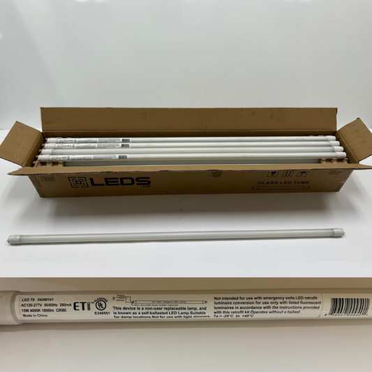 Eti Solid State 54140241 LED 4' Glass Linear Tube 4000k