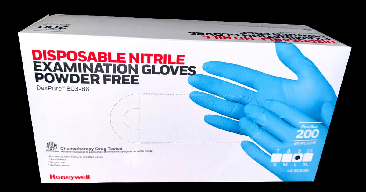 Honeywell Dexpure Disposable Powder-Free Nitrile Gloves